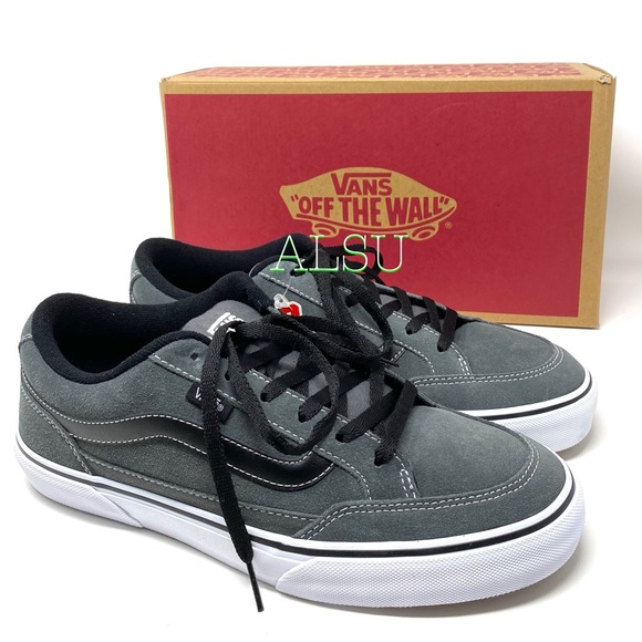 VANS Bearcat Suede Canvas Shoes Men’s Charcoal Grey Size SB Sneakers VN000DT2CWE - Picture 6 of 9